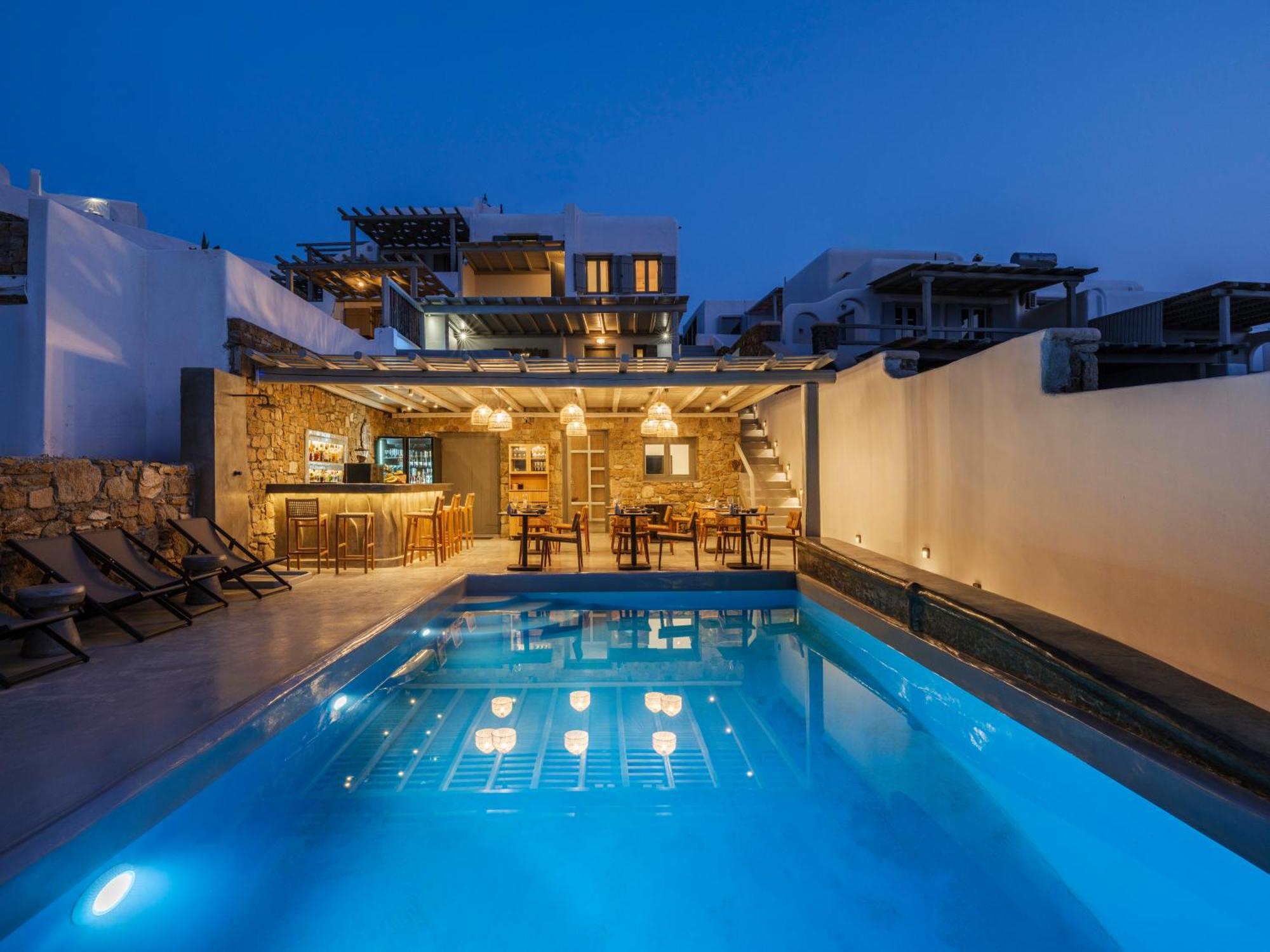 The Mykonist Merchia Beach Villas & Suites Eksteriør billede