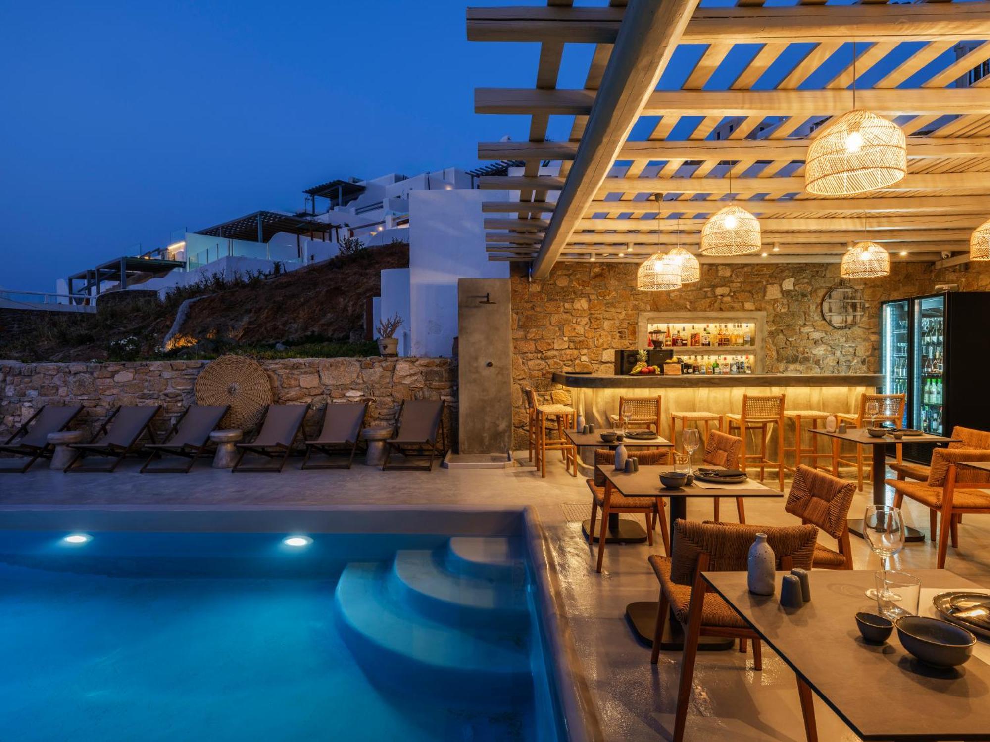 The Mykonist Merchia Beach Villas & Suites Eksteriør billede