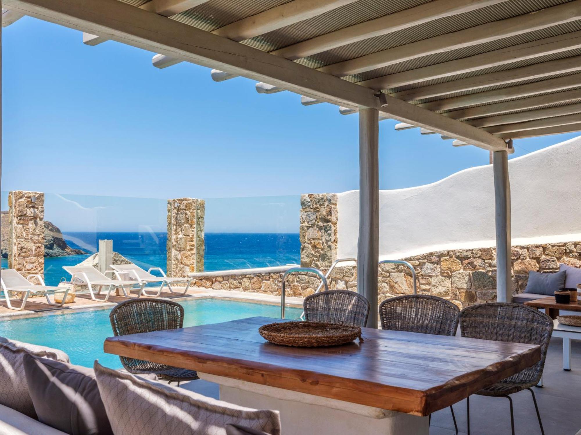 The Mykonist Merchia Beach Villas & Suites Eksteriør billede